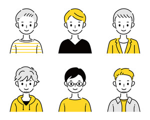 男性　複数　セット