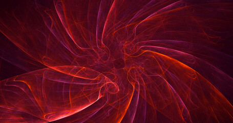 Fototapeta premium 3D rendering abstract multicolor fractal light background