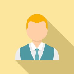 Sweden man icon. Flat illustration of Sweden man vector icon for web design