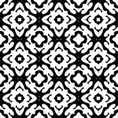 Black and white texture. Abstract seamless geometric pattern.
