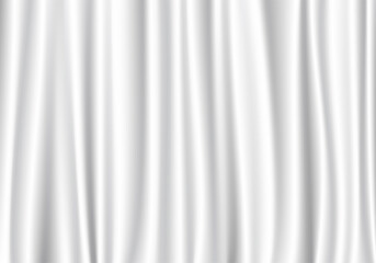 Obraz premium Illustration of white curtains.