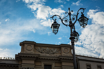 Fototapeta na wymiar イタリア　パルマの街並み 