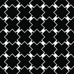 Black and white texture. Abstract seamless geometric pattern.
