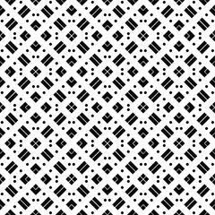 Black and white texture. Abstract seamless geometric pattern.
