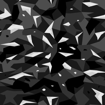 
Camouflage seamless geometric pattern. Abstract camo urban style. Print on fabric on clothes. Vector graphics