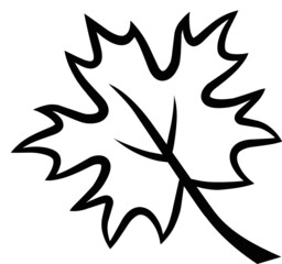 black and white hand drawn design, Vector, logo, sign, leaf icon, simple natural black line art great for kids books, coloring books and other commercial needs.