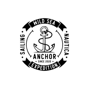 Sailing badges labels, emblems and logo