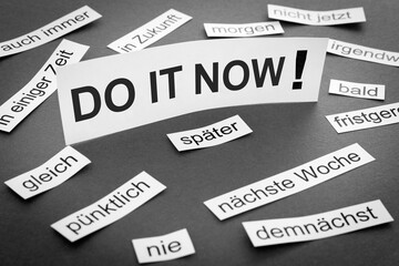 Do it now! - Konzept Motivation