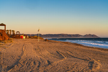 Coastline at Retamar park, El Toyo. Province of Almeria. Andalusia, Spain