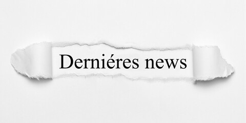 Dernières news