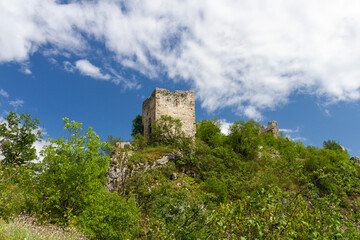 Fototapeta na wymiar Ruins of castle, Serbia