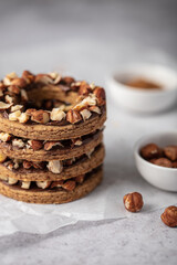 sablés chocolat et noisettes fait maison