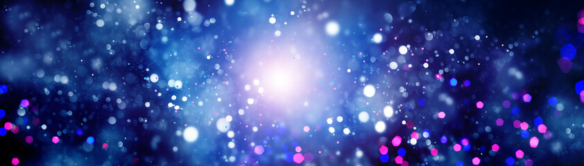 Abstract bokeh background and glitter colorful lights for background.