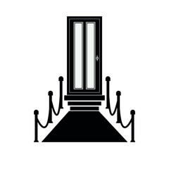 Red carpet icon vector eps event