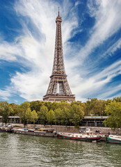 Fototapeta na wymiar Symbol of France and Paris. Eiffel Tower.