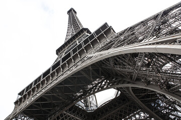 Fototapeta na wymiar ymbol of France and Paris. Eiffel Tower.