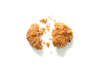 Oatmeal cookies with crumbs