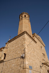 Church of Our Lady of the Assumption, in the village of Fuendetodos, province of Zaragoza, Spain. It was built in the 18th century