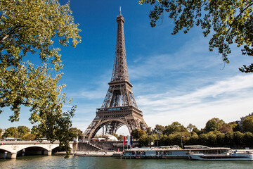 Fototapeta na wymiar Symbol of Paris, Eiffel Tower, France
