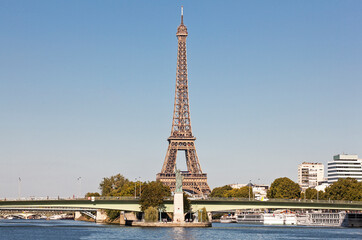 Fototapeta premium The amazing Eiffel Tower in Paris, France