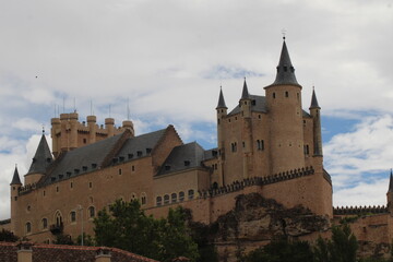 Fototapeta na wymiar Alcázar de Segovia