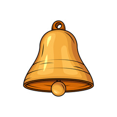 bell vector isolated on white background