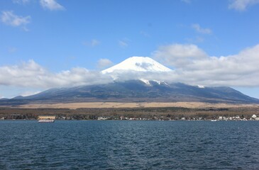 山中湖から望む冨士