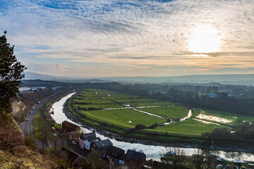 The River Ouse Running through the Town of Lewes in Sussex © lemanieh