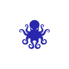 logo design octopus icon vector