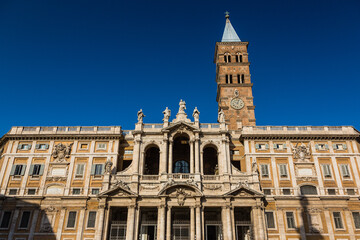 Fototapeta na wymiar イタリア　ローマのサンタ・マリア・マッジョーレ大聖堂