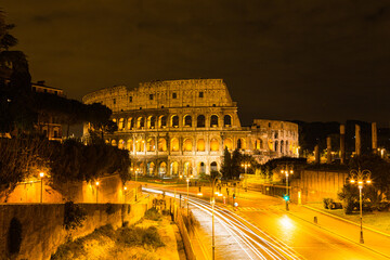 Fototapeta na wymiar イタリア　ローマのコロッセオ 