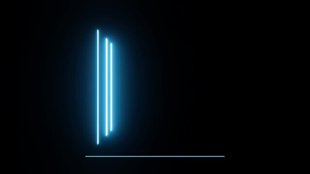 Abstract neon glow color moving seamless loop background. 4K laser show looped animation ultraviolet spectrum. Video animation Ultra HD 4K 3840x2160