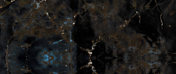 Black marble natural pattern for background, exotic abstract limestone marbel rustic matt  ceramic wall and floor tiles, Emperador polished slice mineral of granite stone, Italian rustic quartzite