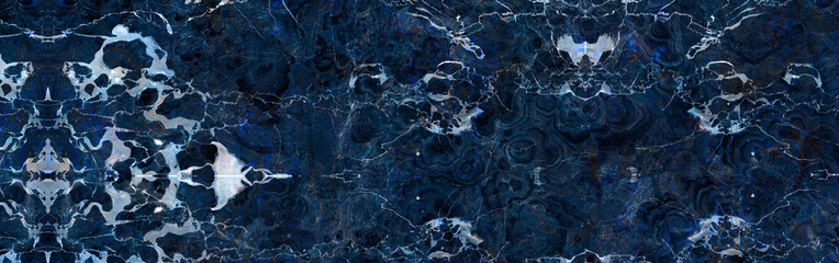 Abstract blue marble stone texture for background or luxurious tiles floor and wallpaper decorative design. horizontal elegant blue marble background, natural breccia marbel tiles for ceramic wall.