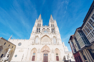 Fototapeta na wymiar Burgos gothic cathedral, Castilla Leon, Spain