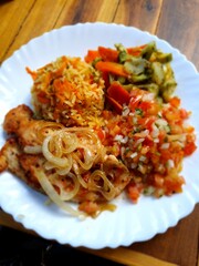rice with chicken