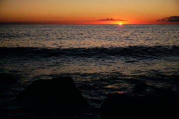 Amanecer sol derecha