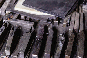 turning machine cutting tool at mechanical metal working fallow up drawing by hi speed tooling in factory from Thailand.