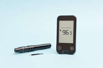 Blood sugar level meter, diabetes set