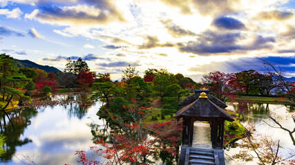 秋の日本庭園 京都 修学院離宮 (Shugakuin Imperial Villa in Kyoto, Japan)