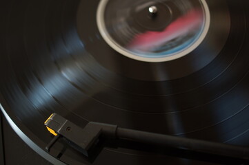 Vinyl player.