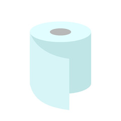  A roll of toilet paper. Vector illustration 