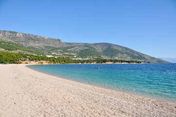 Obraz premium the golden horn on the island of brac in croatia with rarely no people
