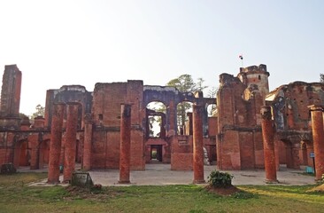 Fototapeta na wymiar Ruins of the Residency, Lucknow,uttar pradesh,india