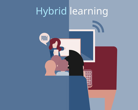 Hybrid Learning Model For Learning Both From Home And Face To Face