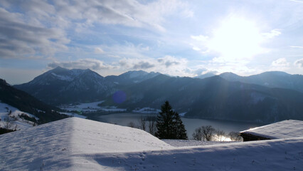 Schliersee, Deutschland: Aussicht auf den See vom Schliersberg