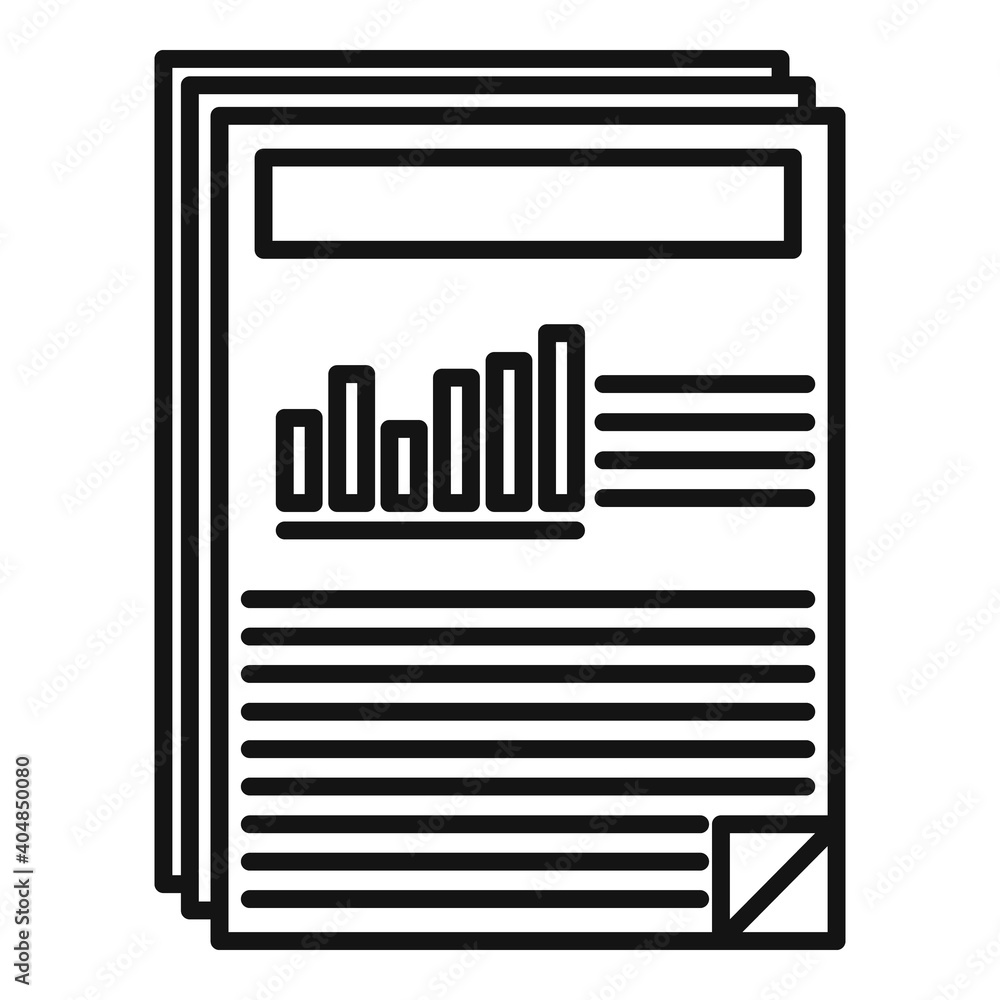 Poster estimator capital icon. outline estimator capital vector icon for web design isolated on white backg