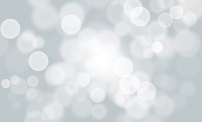 Gray abstract texture background with white bokeh lights. blurred beautiful shiny Christmas new year, use wallpaper backdrop wedding card and your product.