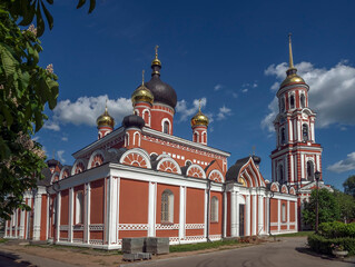 Fototapeta na wymiar Resurrection church. City of Staraya Russa, Russia. Years of construction 1692 - 1696
