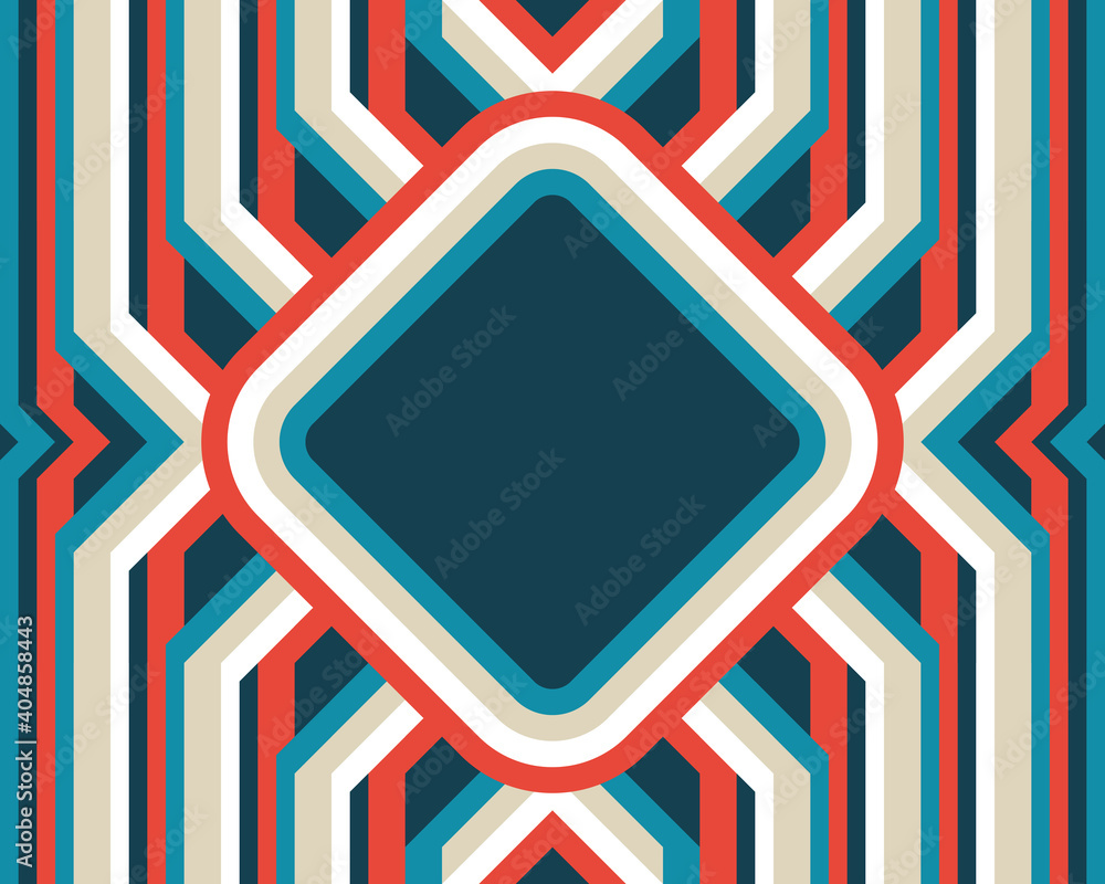 Aufkleber geometric banner template empty for your text. abstract pattern design. decorative poster. vector il